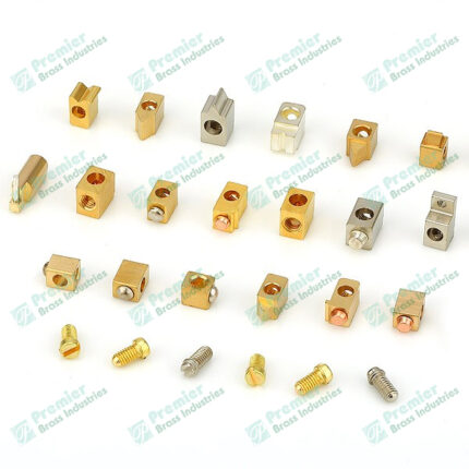 Brass Switch Terminals for electrical switchgear and modular switches