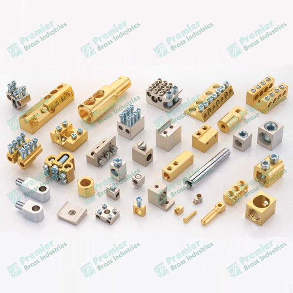 Brass Electrical Components | Export Quality Electrical Parts Brass electrical components for power distribution and grounding systems