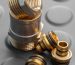 Brass gas fittings with threaded connectors and sealing rings for LPG and CNG industrial gas systems Netherlands